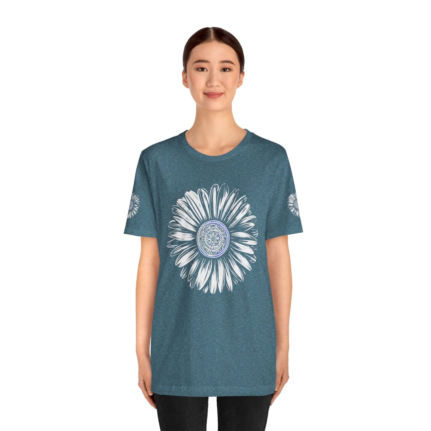 Boho Blue Mandala Tee Boho Wear