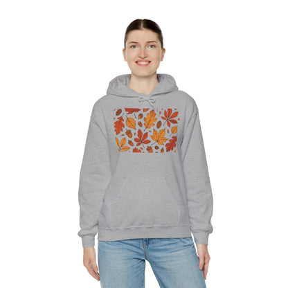 Vintage Autumn Unisex Hoodie Sweatshirt - Pattern Design Boho Wear