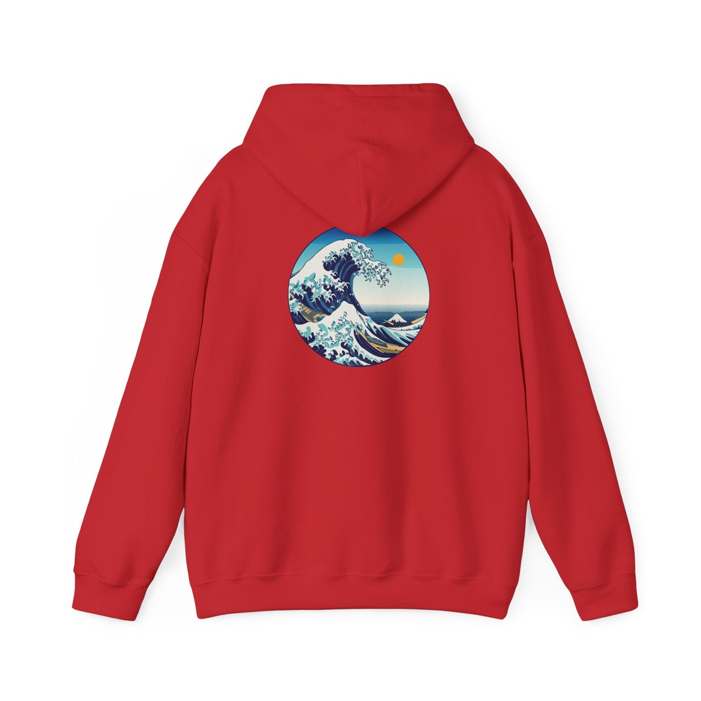 Ocean Wave Graphic Hoodie, Cozy Unisex Sweatshirt, Nature Lover Gift, Beach Vibes Apparel, Art-Inspired Clothing Boho Wear