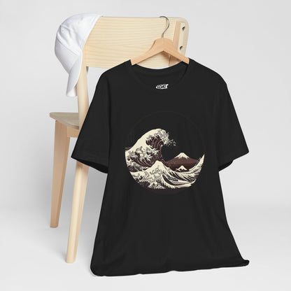 Ocean Wave Graphic Tee | Cool Casual Wear, Beach Lover Gift, Art Inspired Shirt, Summer Attire, Gift for Him/Her Printify