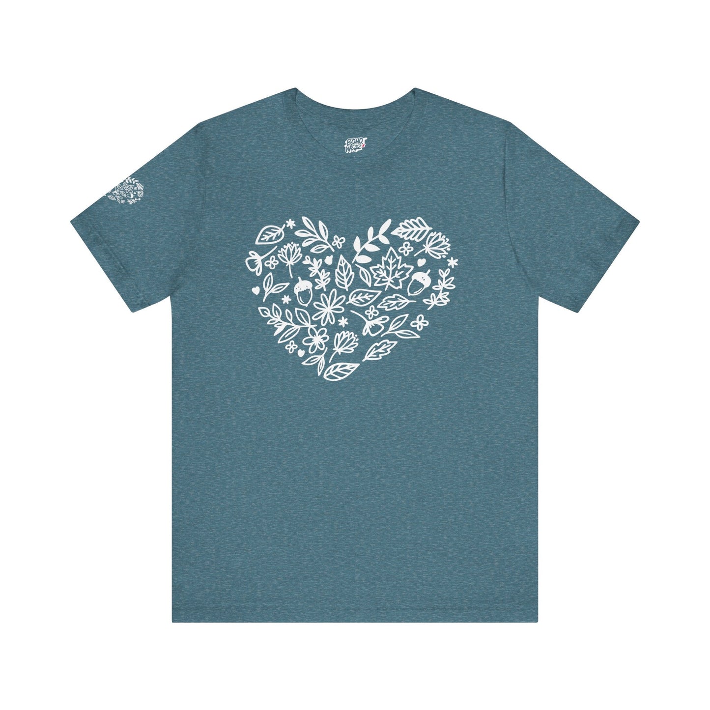 Floral Heart Tee Printify
