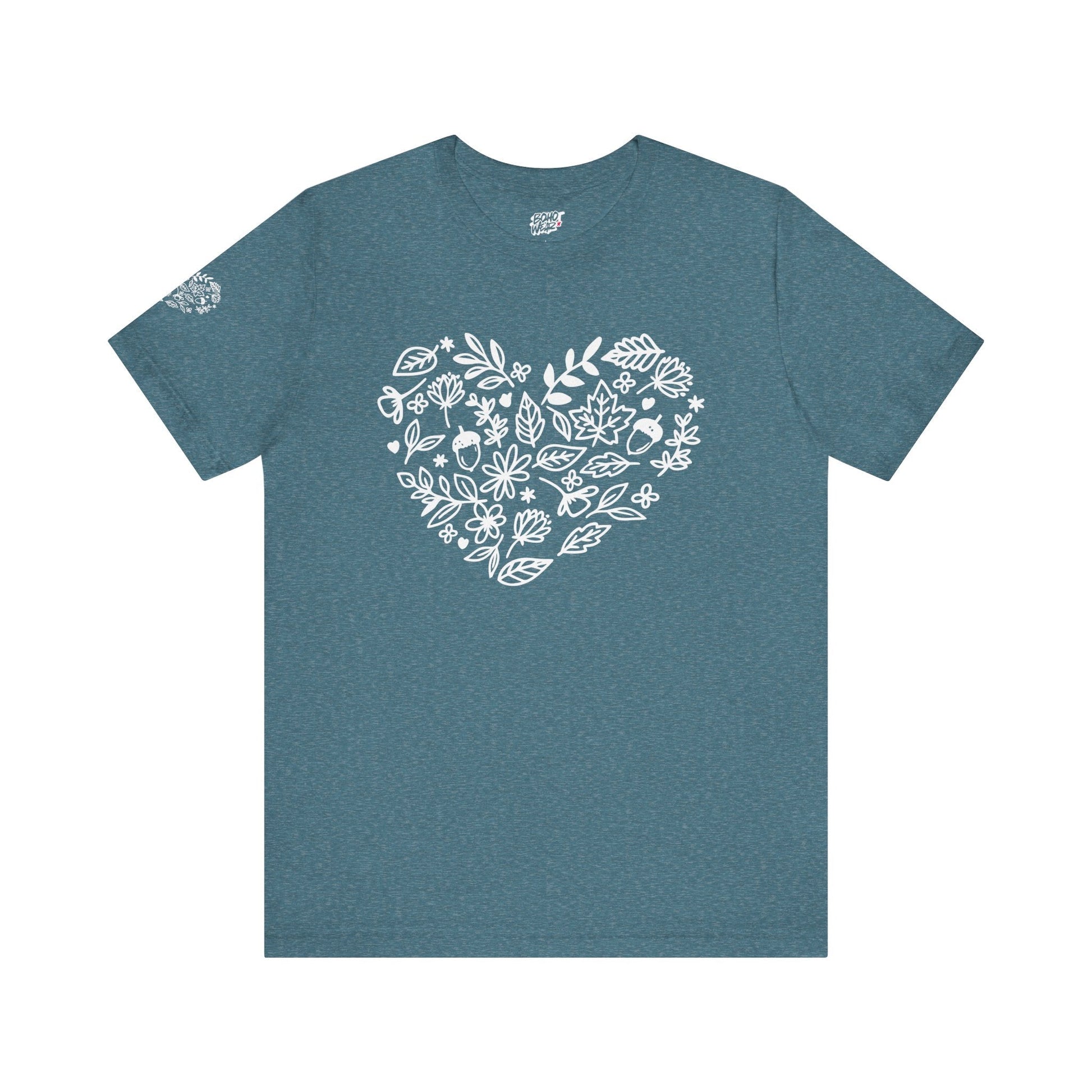 Floral Heart Tee Printify