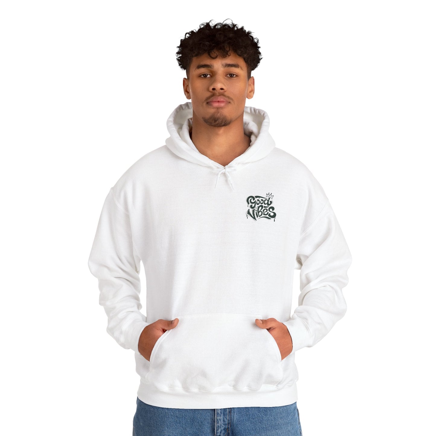 Good Vibes Unisex Heavy Blend Hoodie Printify