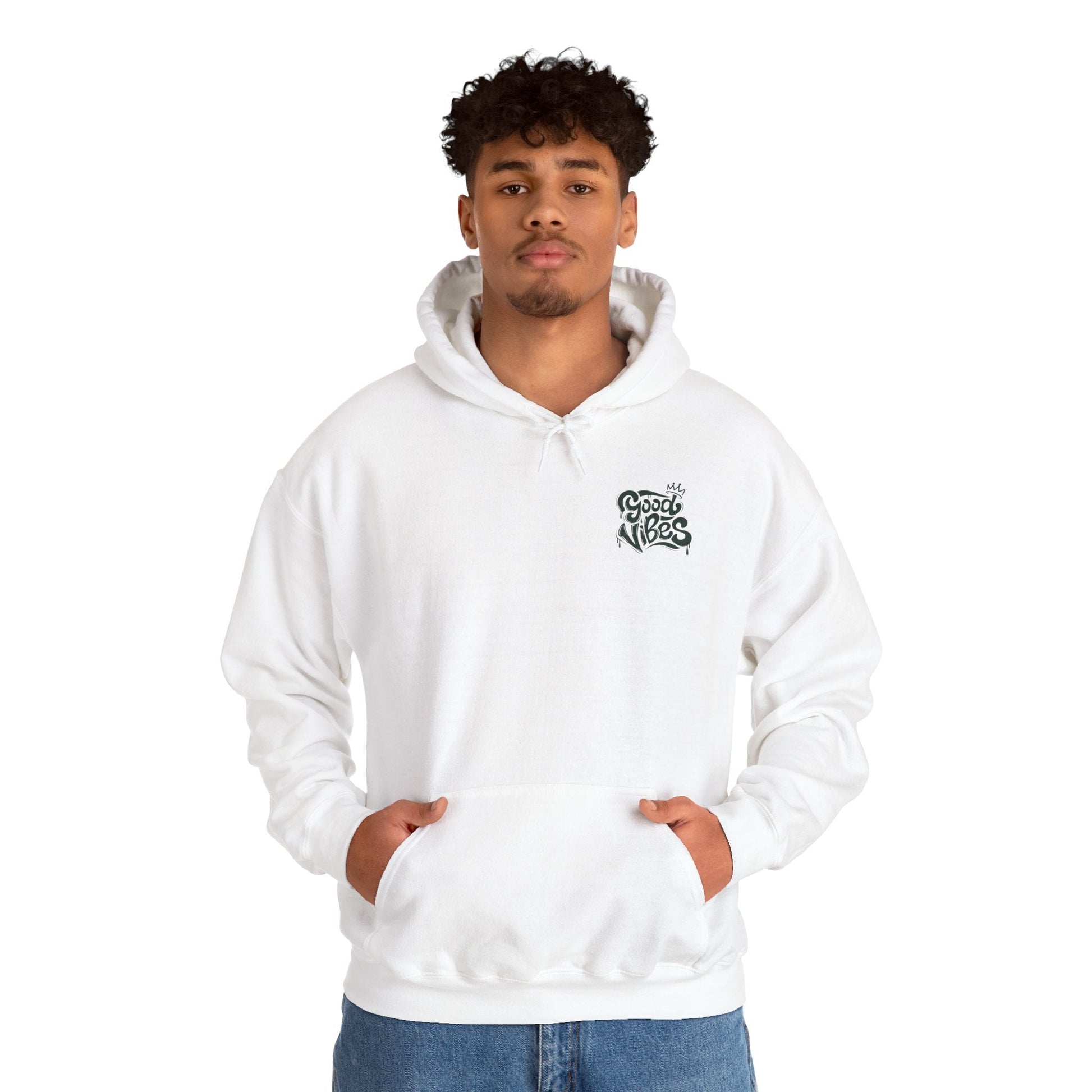 Good Vibes Unisex Heavy Blend Hoodie Printify