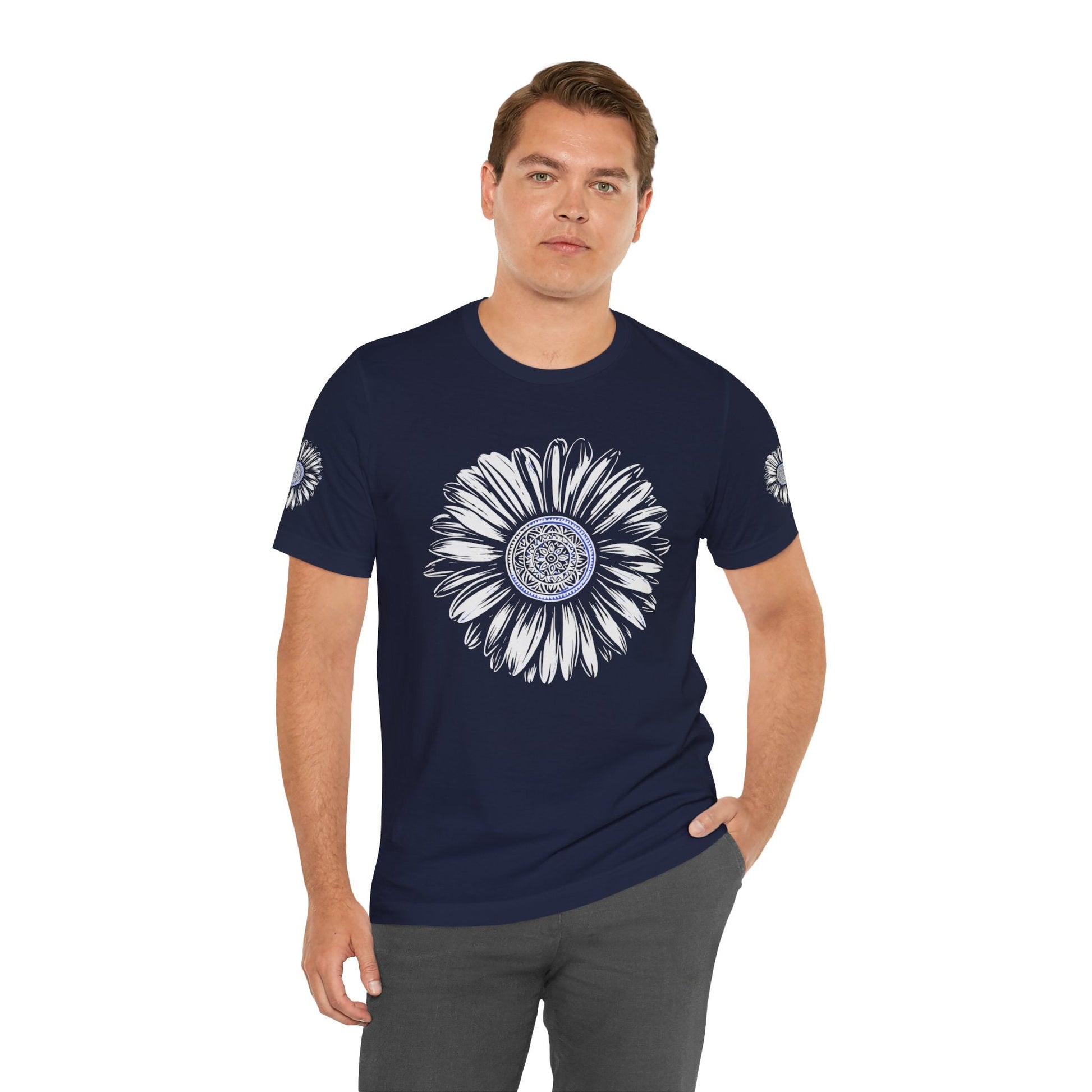 Boho Blue Mandala Tee Boho Wear
