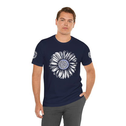 Boho Blue Mandala Tee Boho Wear
