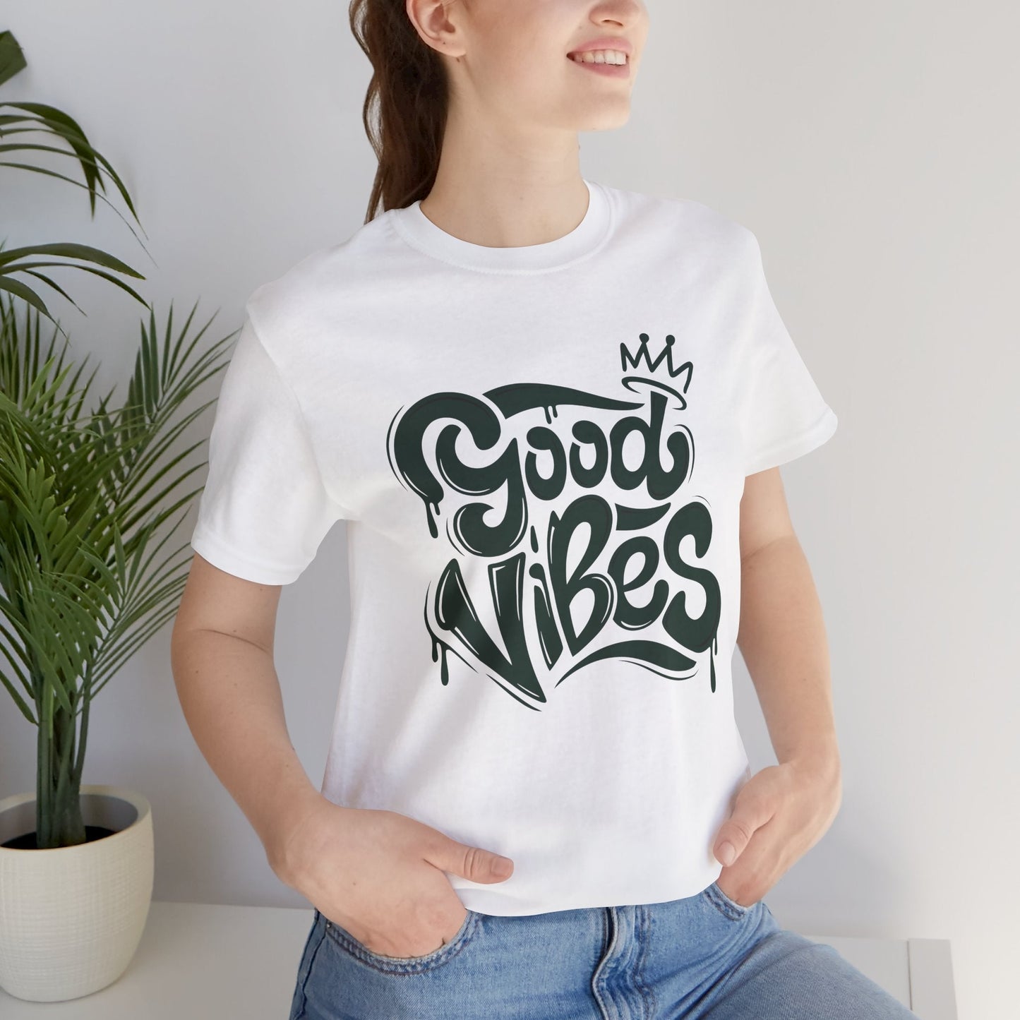 Good Vibes Unisex Jersey Tee Printify