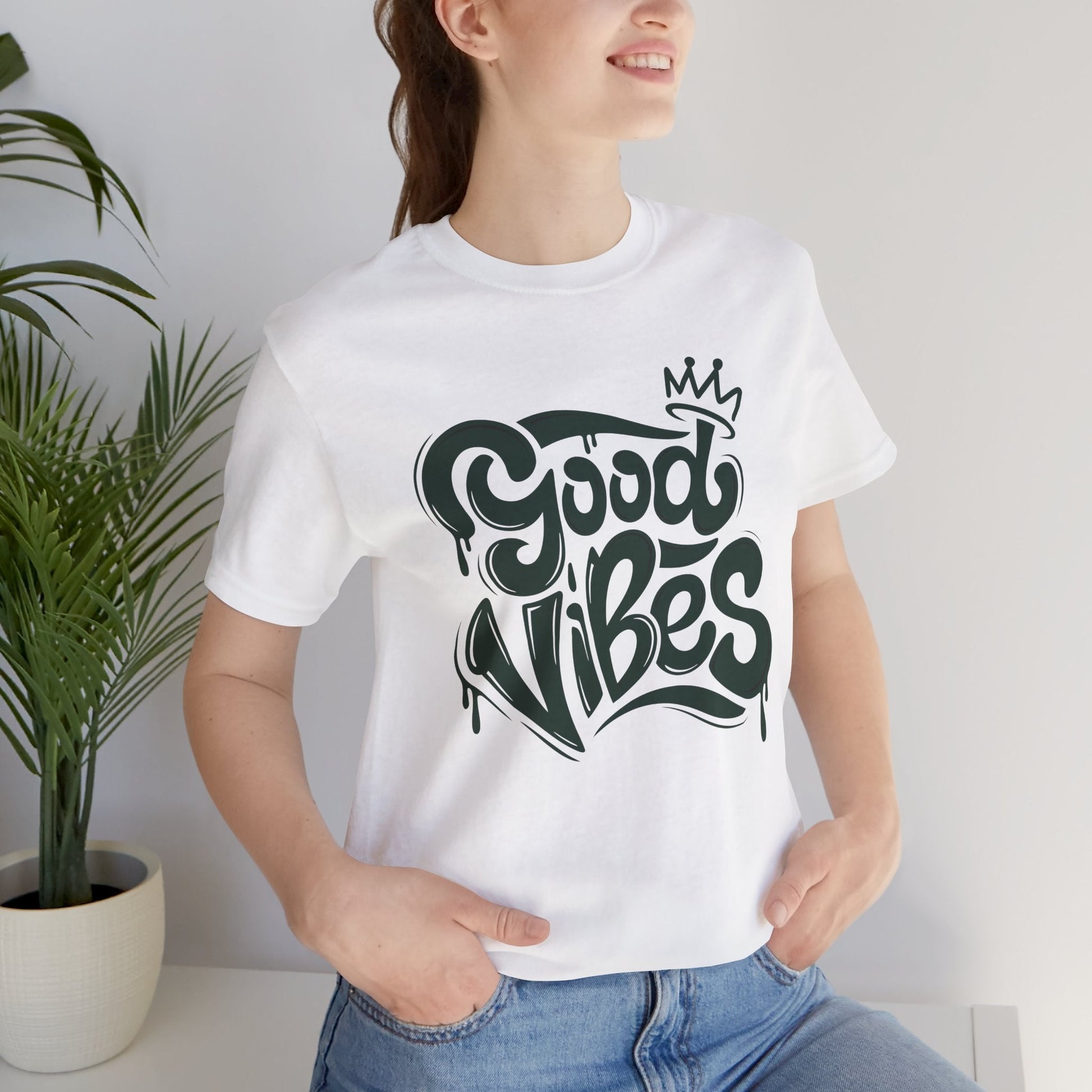 Good Vibes Unisex Jersey Tee Printify