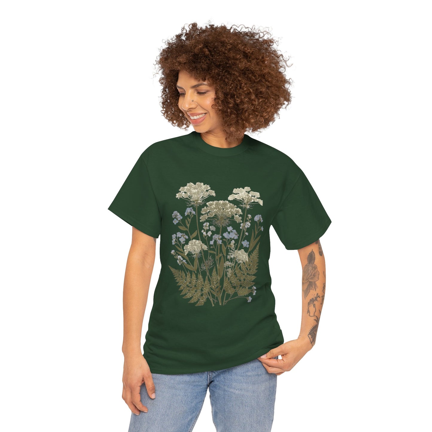 Botanical Art Unisex Heavy Cotton Tee