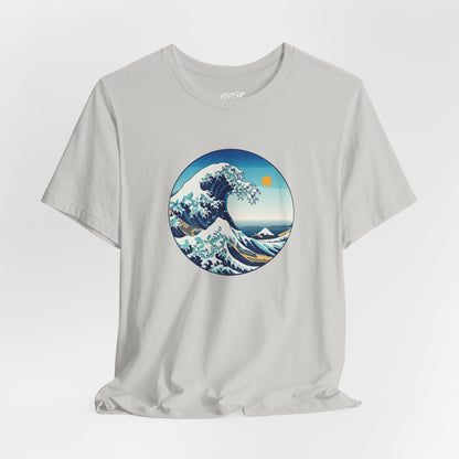 Ocean Wave Graphic Tee - Perfect for Beach Lovers, Summer Vibes, Casual Outfits, Gift for Surfers, Eco-Friendly Fashion Printify