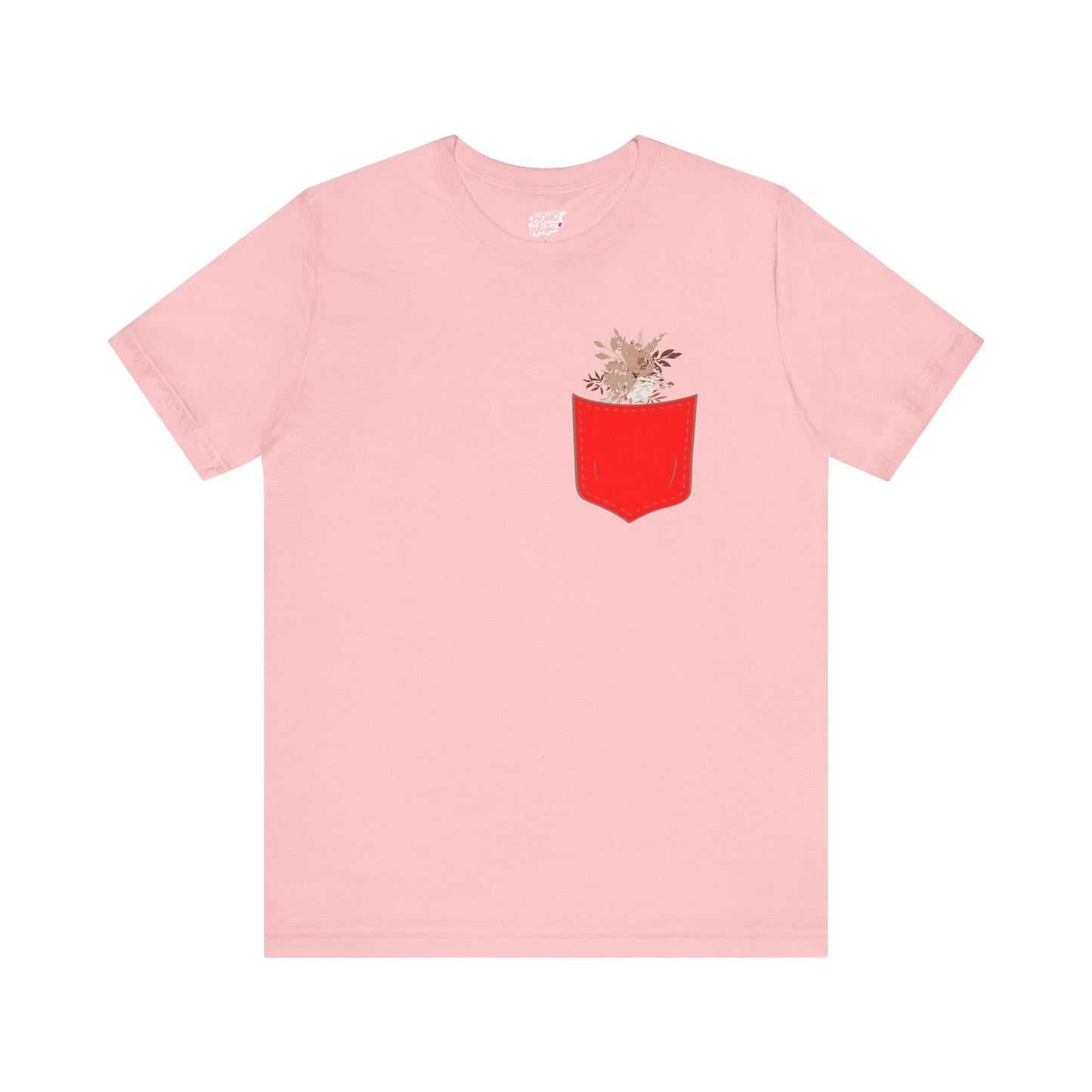 Pocket and Dry Flowers Tee Printify