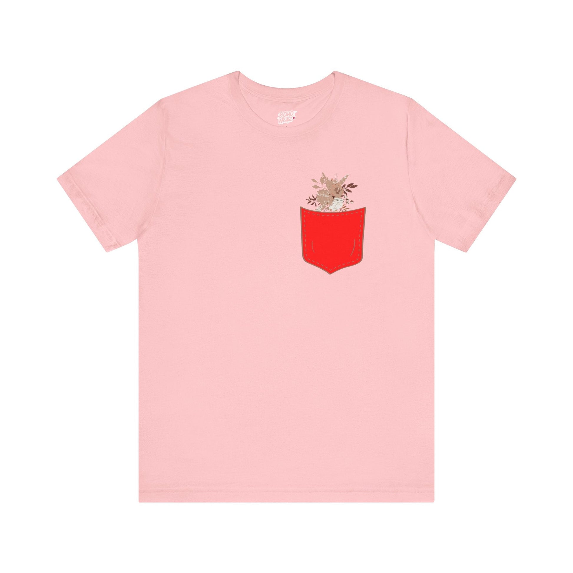 Pocket and Dry Flowers Tee Printify