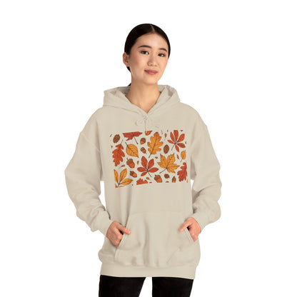 Vintage Autumn Unisex Hoodie Sweatshirt - Pattern Design Boho Wear