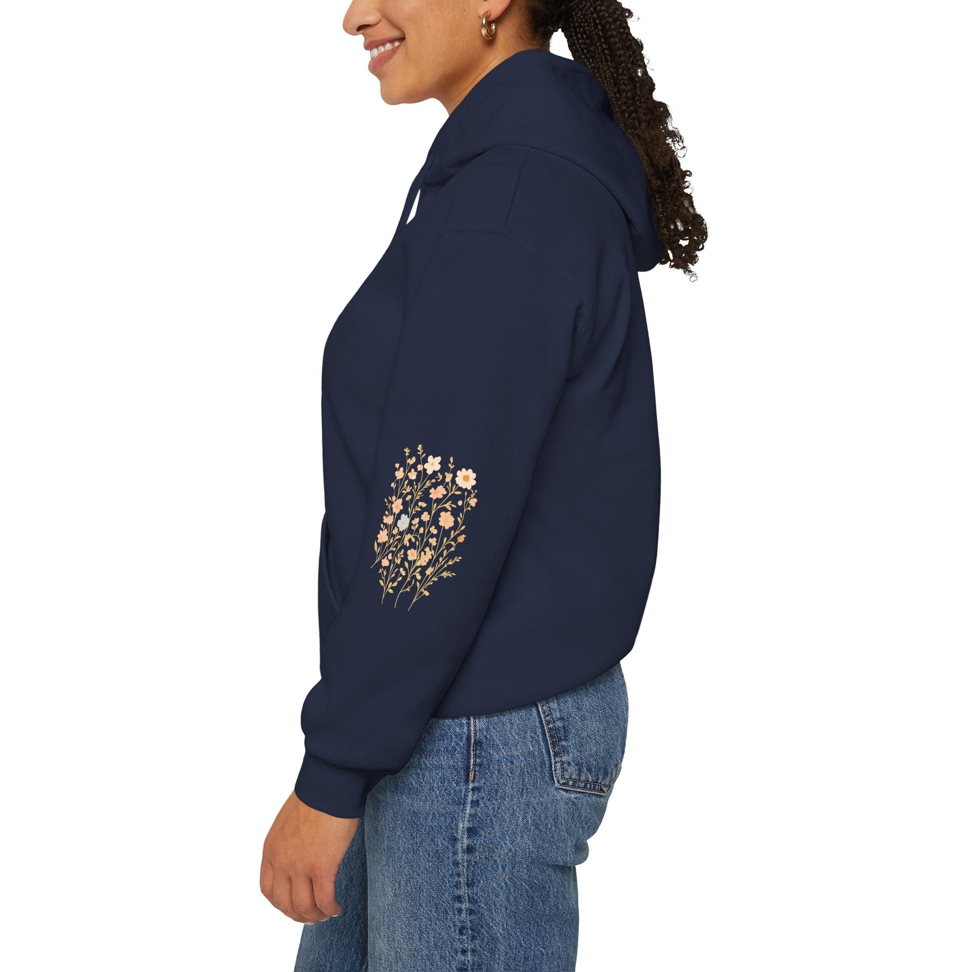 Hooded Sweatshirt - Wildflower Harmony Printify