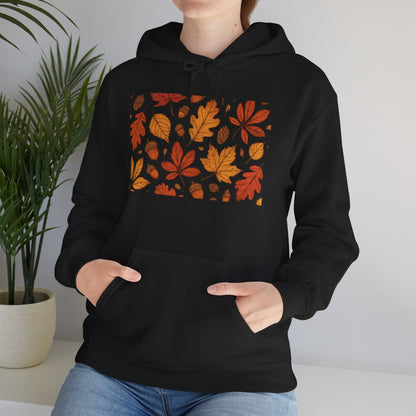 Vintage Autumn Unisex Hoodie Sweatshirt - Pattern Design Boho Wear