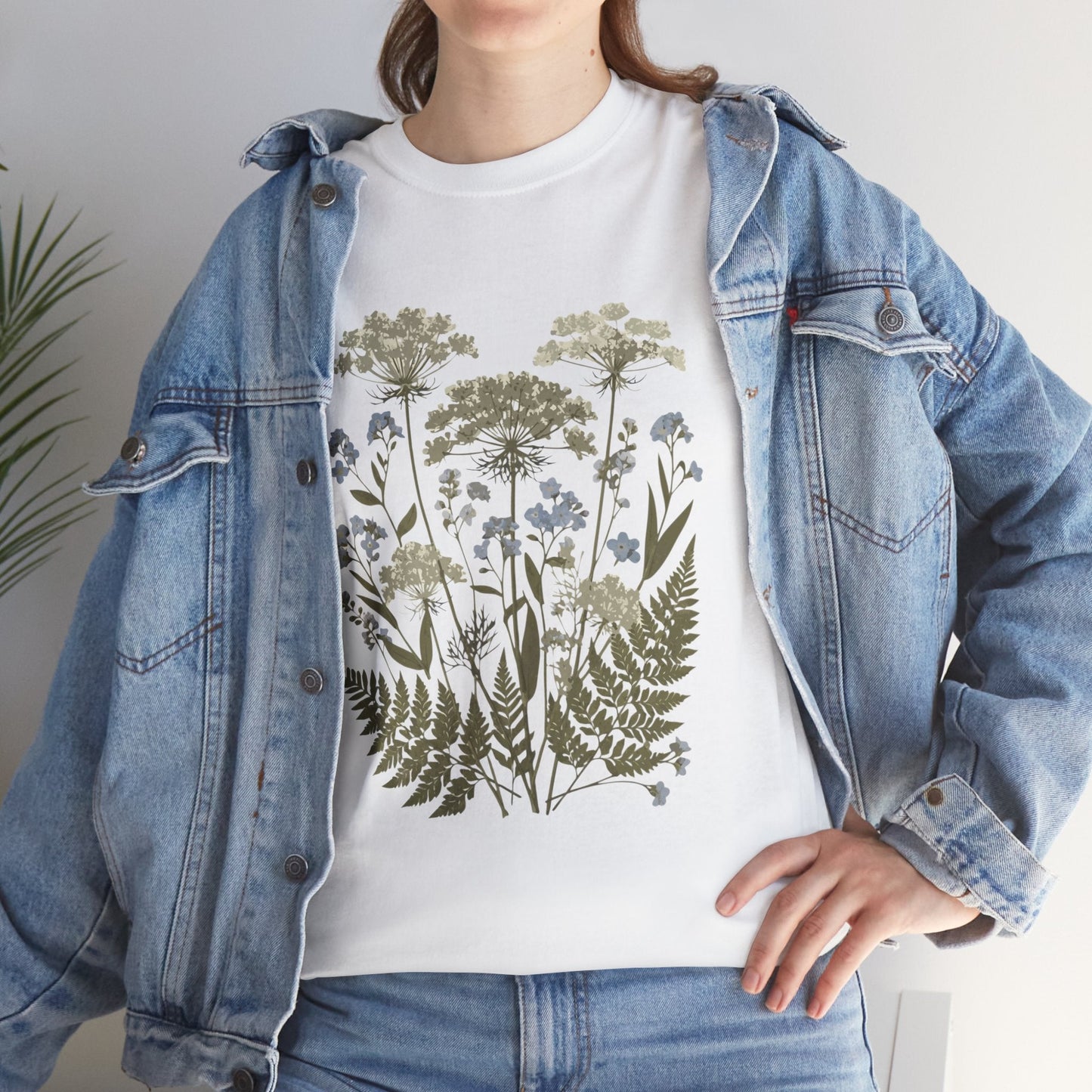 Botanical Art Unisex Heavy Cotton Tee Printify