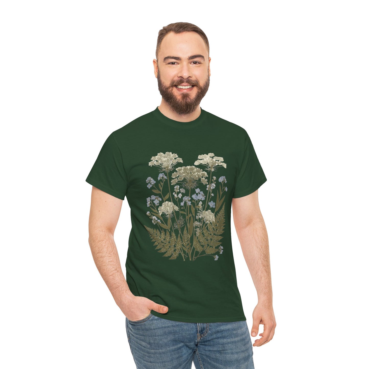 Botanical Art Unisex Heavy Cotton Tee