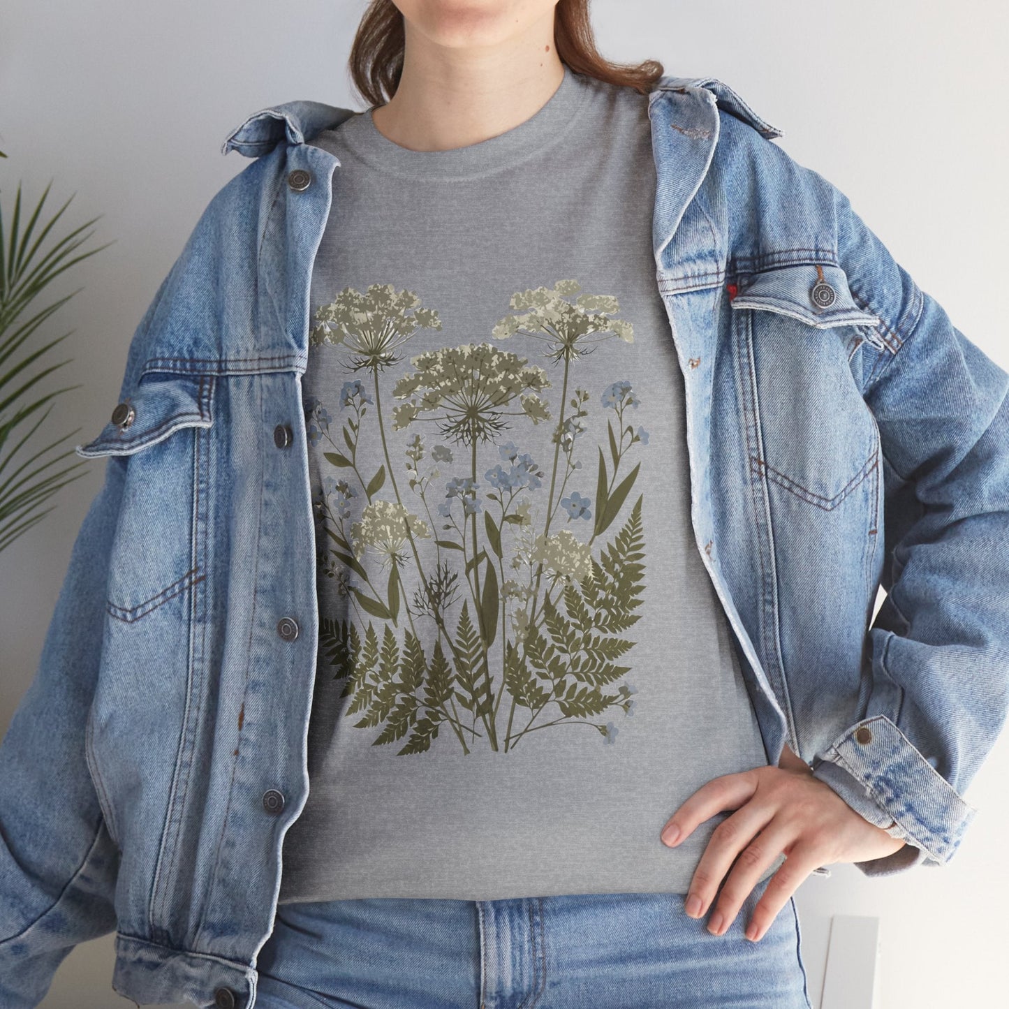 Botanical Art Unisex Heavy Cotton Tee Printify
