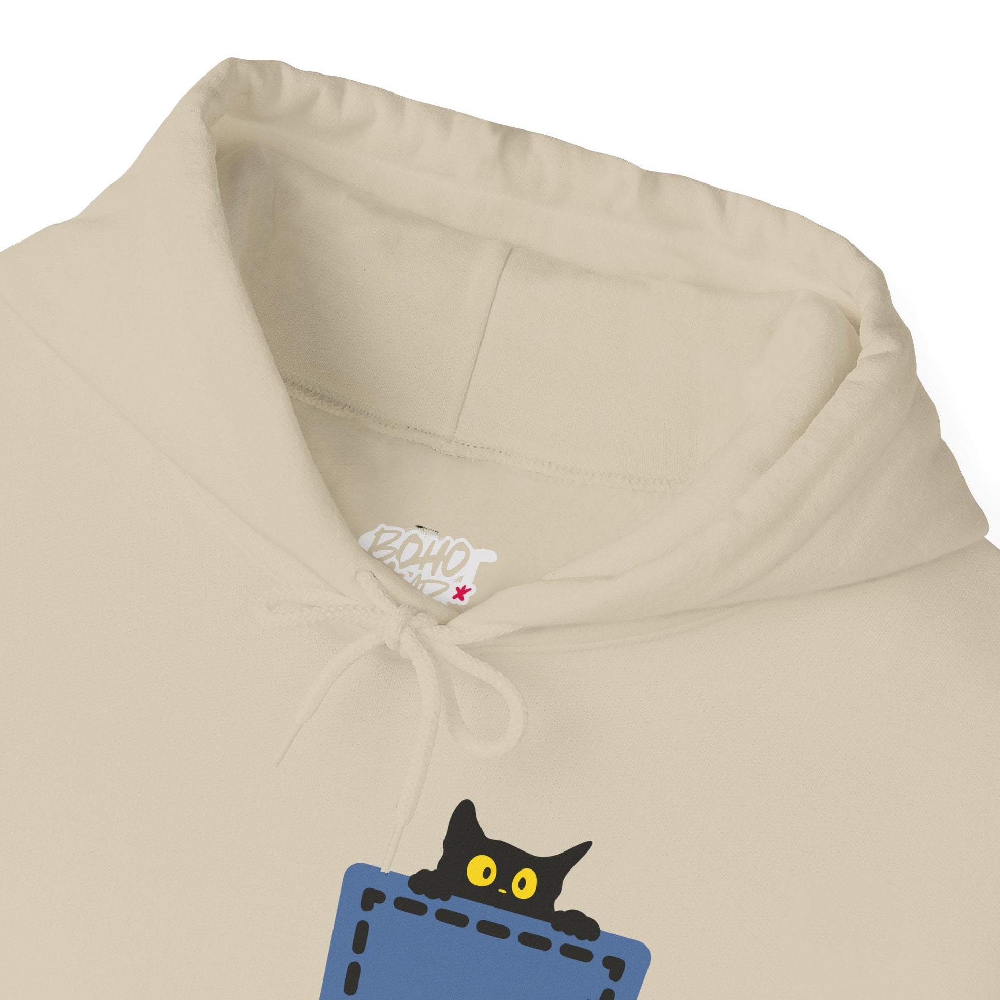 Cat Pocket Hoodie | Cute Cat Lover Gift, Unisex Printify