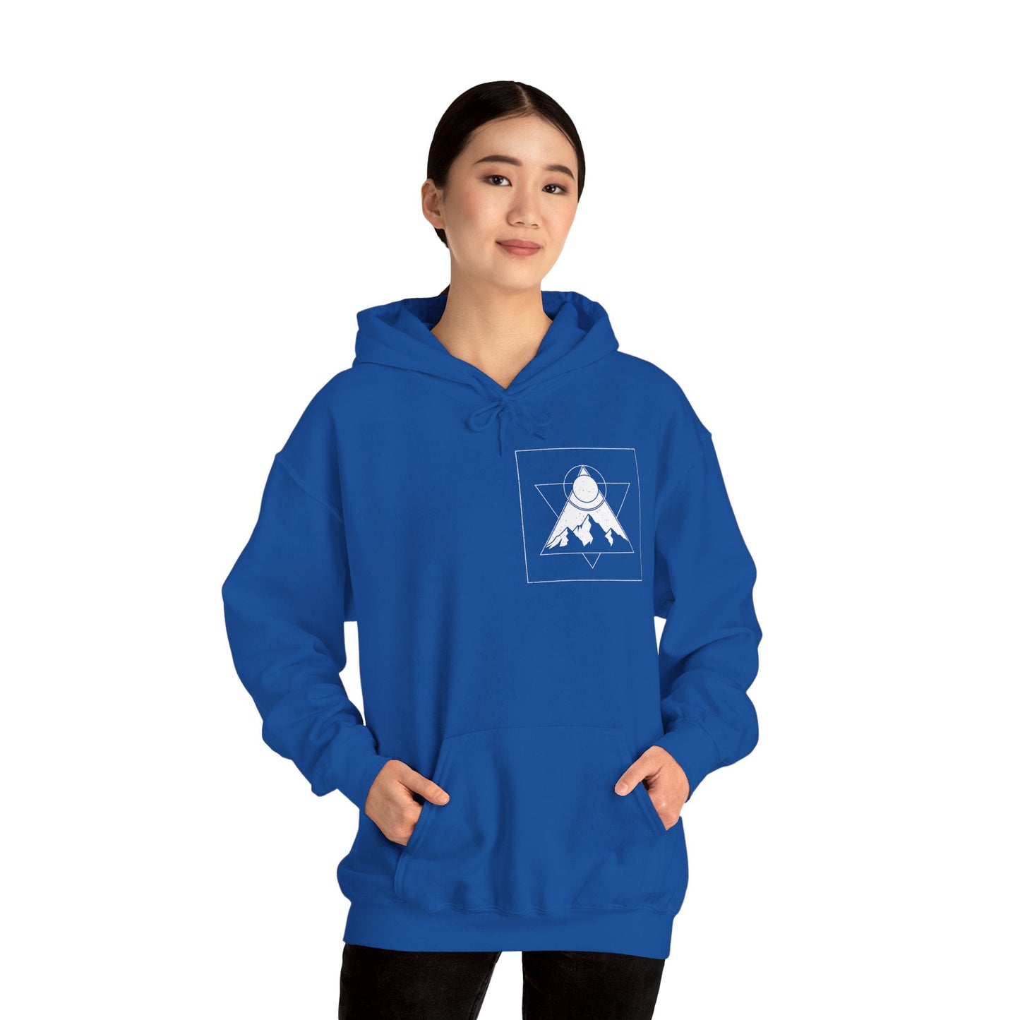 Mountain Adventure Hooded Sweatshirt Printify