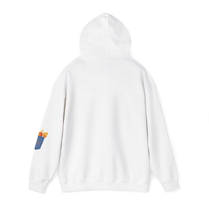 Floral Pocket Hoodie - Cozy Unisex Sweatshirt for Gardening Lovers Boho Wear