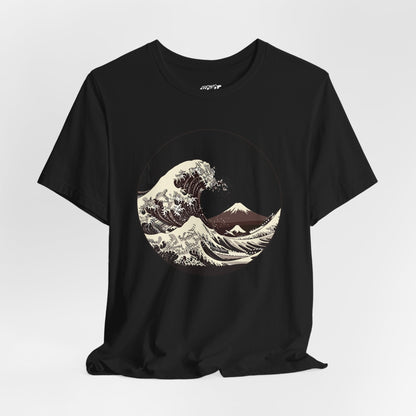 Ocean Wave Graphic Tee | Cool Casual Wear, Beach Lover Gift, Art Inspired Shirt, Summer Attire, Gift for Him/Her Printify