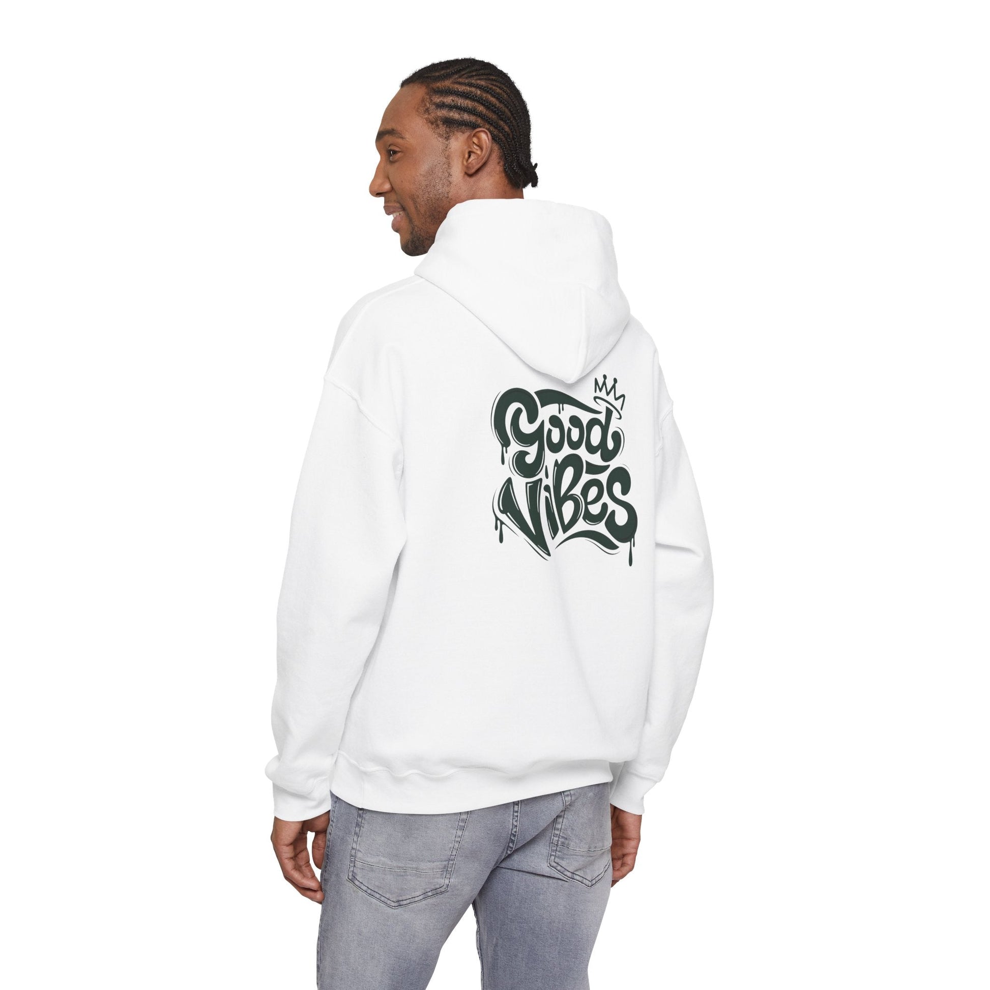 Good Vibes Unisex Heavy Blend Hoodie Printify