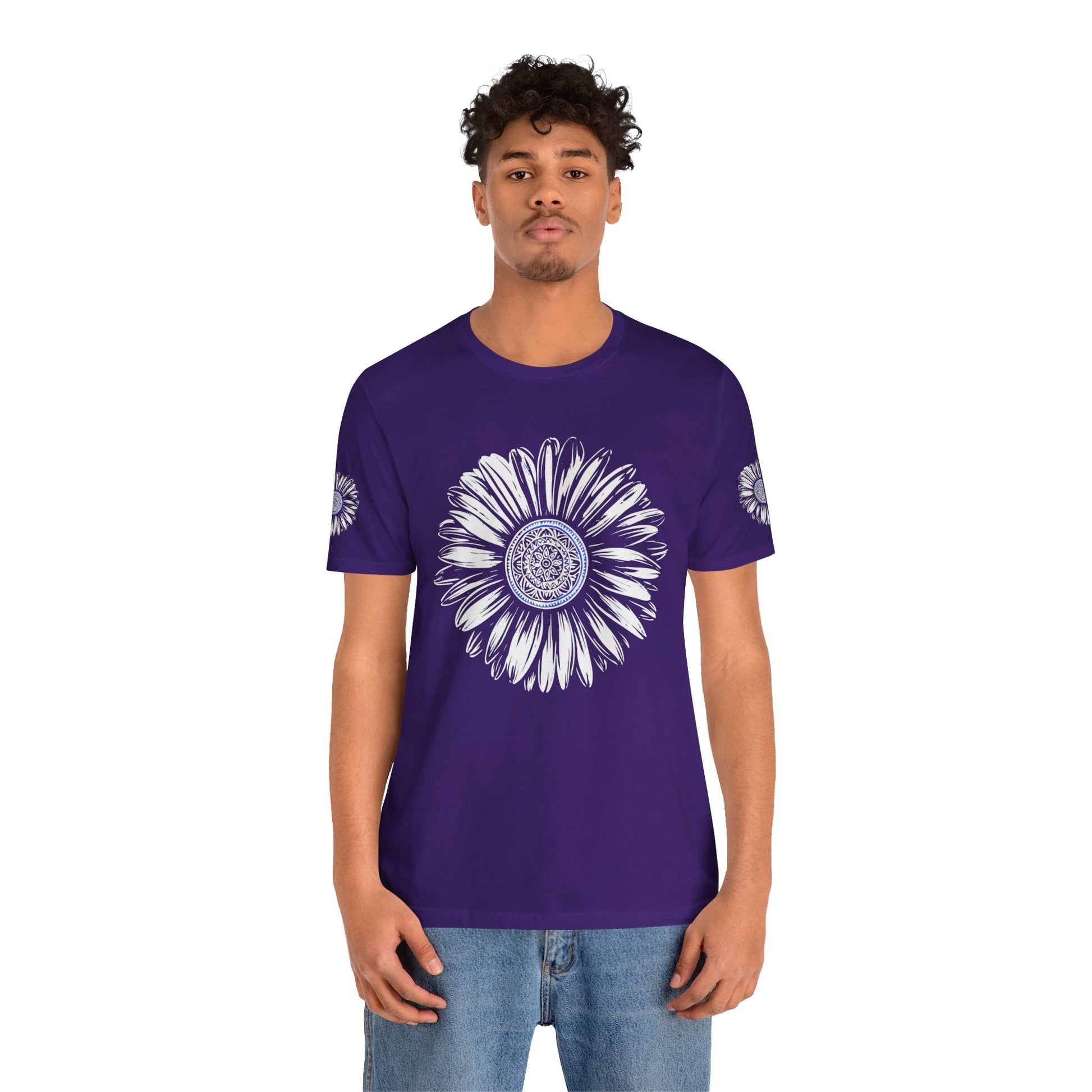 Boho Blue Mandala Tee Boho Wear