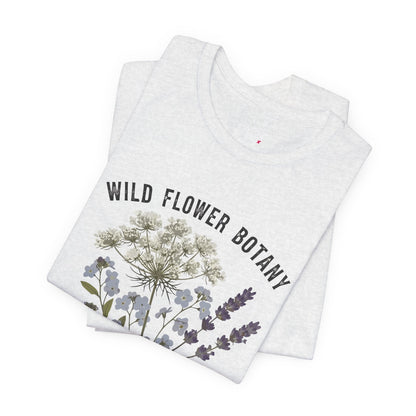 Wild Flower Botany Unisex Tee - Nature-Inspired Floral Shirt Printify
