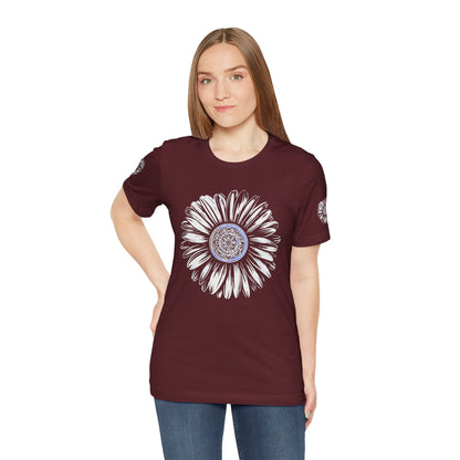 Boho Blue Mandala Tee Boho Wear