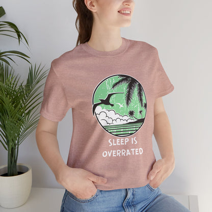 Sleepy Days Unisex Tee: Beach Lovers Printify