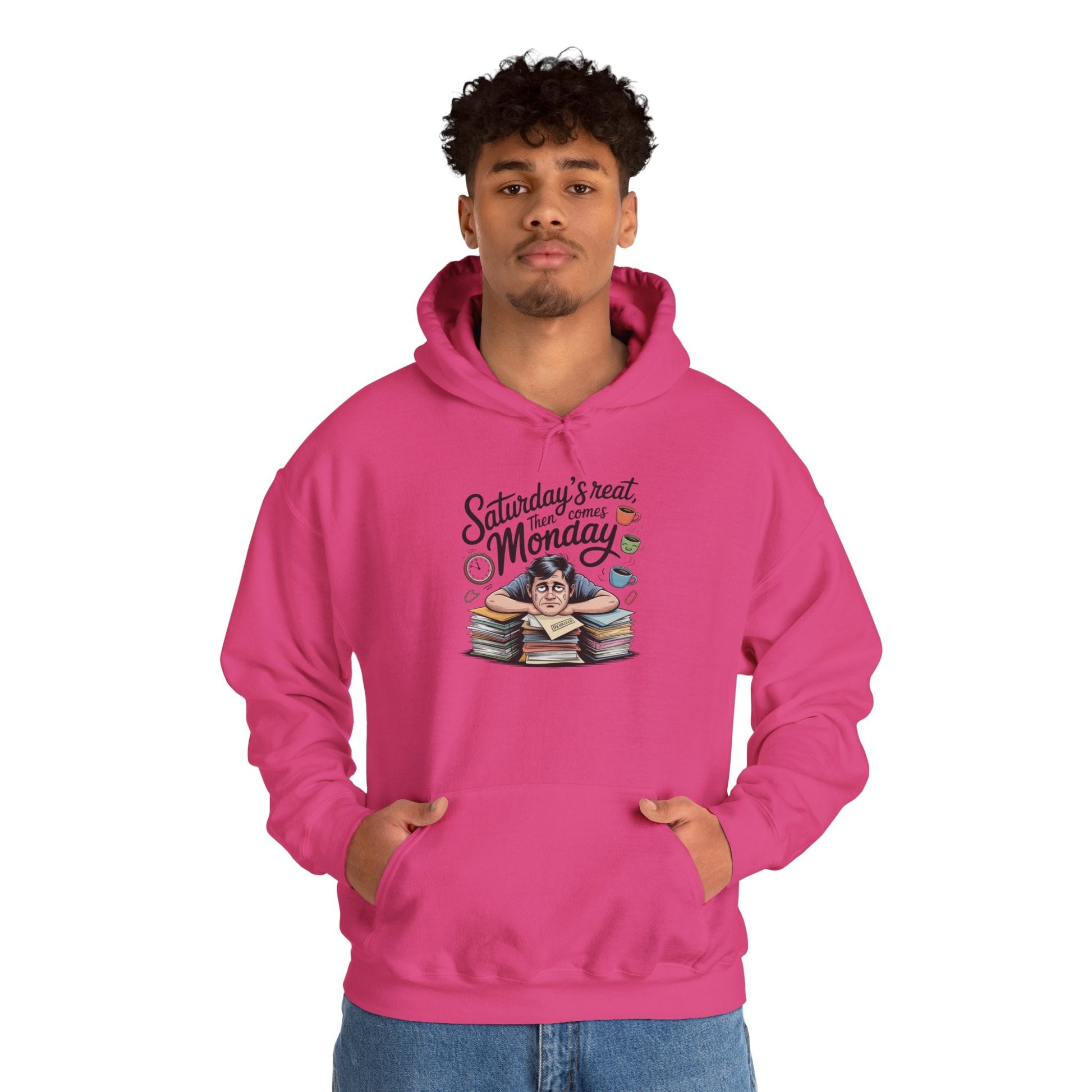 Funny Saturday's Relax Then Comes Monday Hoodie Boho Wear