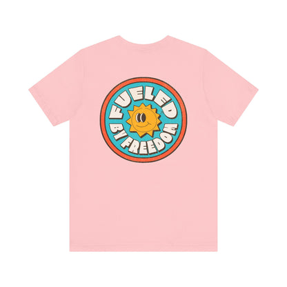 T-Shirt Fueled by Freedom Graphic Tee Printify