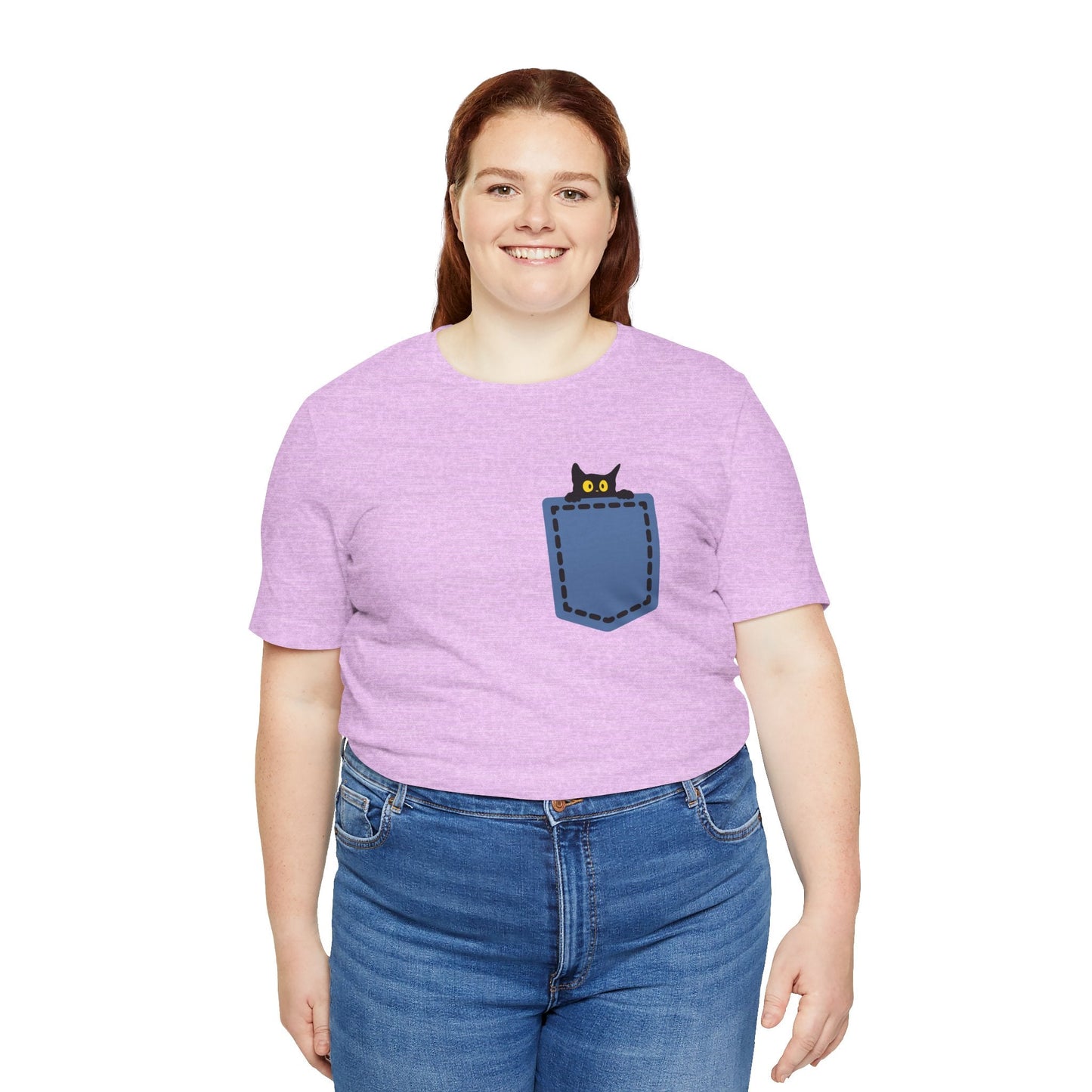 Cat Pocket Tee Boho Wear