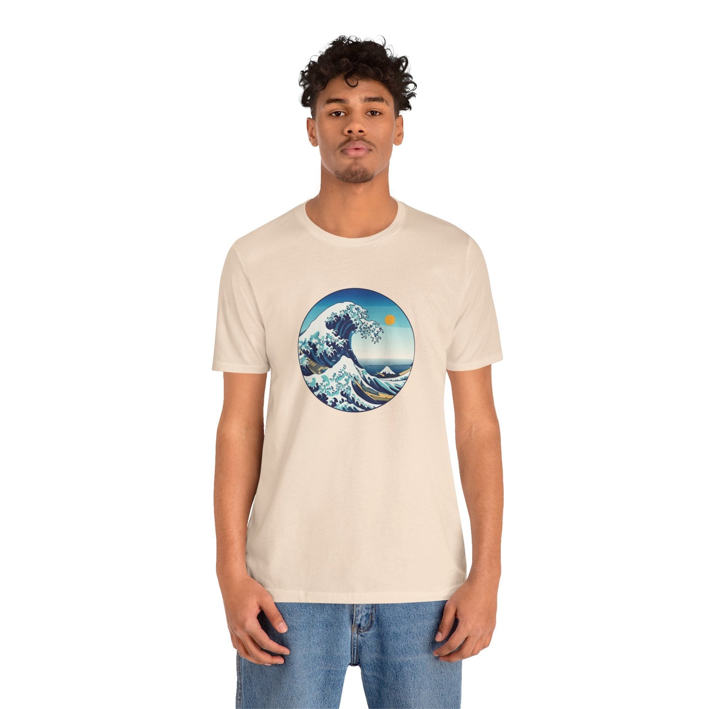 Ocean Wave Graphic Tee - Perfect for Beach Lovers, Summer Vibes, Casual Outfits, Gift for Surfers, Eco-Friendly Fashion Printify
