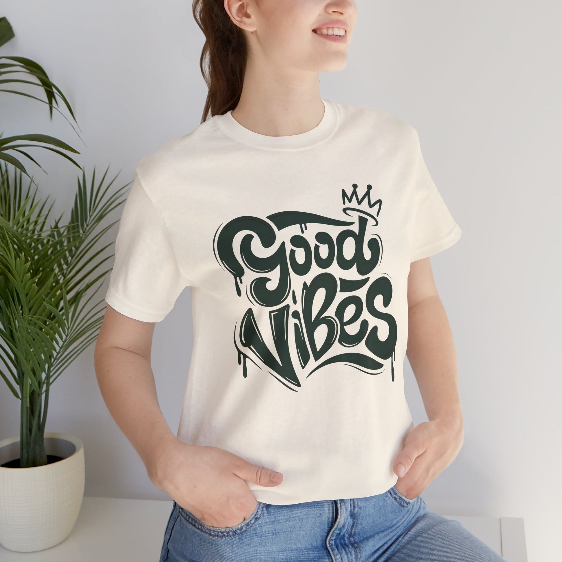 Good Vibes Unisex Jersey Tee Printify