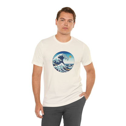 Ocean Wave Graphic Tee - Perfect for Beach Lovers, Summer Vibes, Casual Outfits, Gift for Surfers, Eco-Friendly Fashion Printify