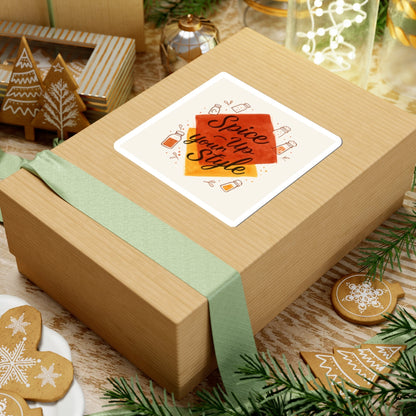 Sticker Set - Spice Up Your Style - Trendy Kiss-Cut Stickers Printify