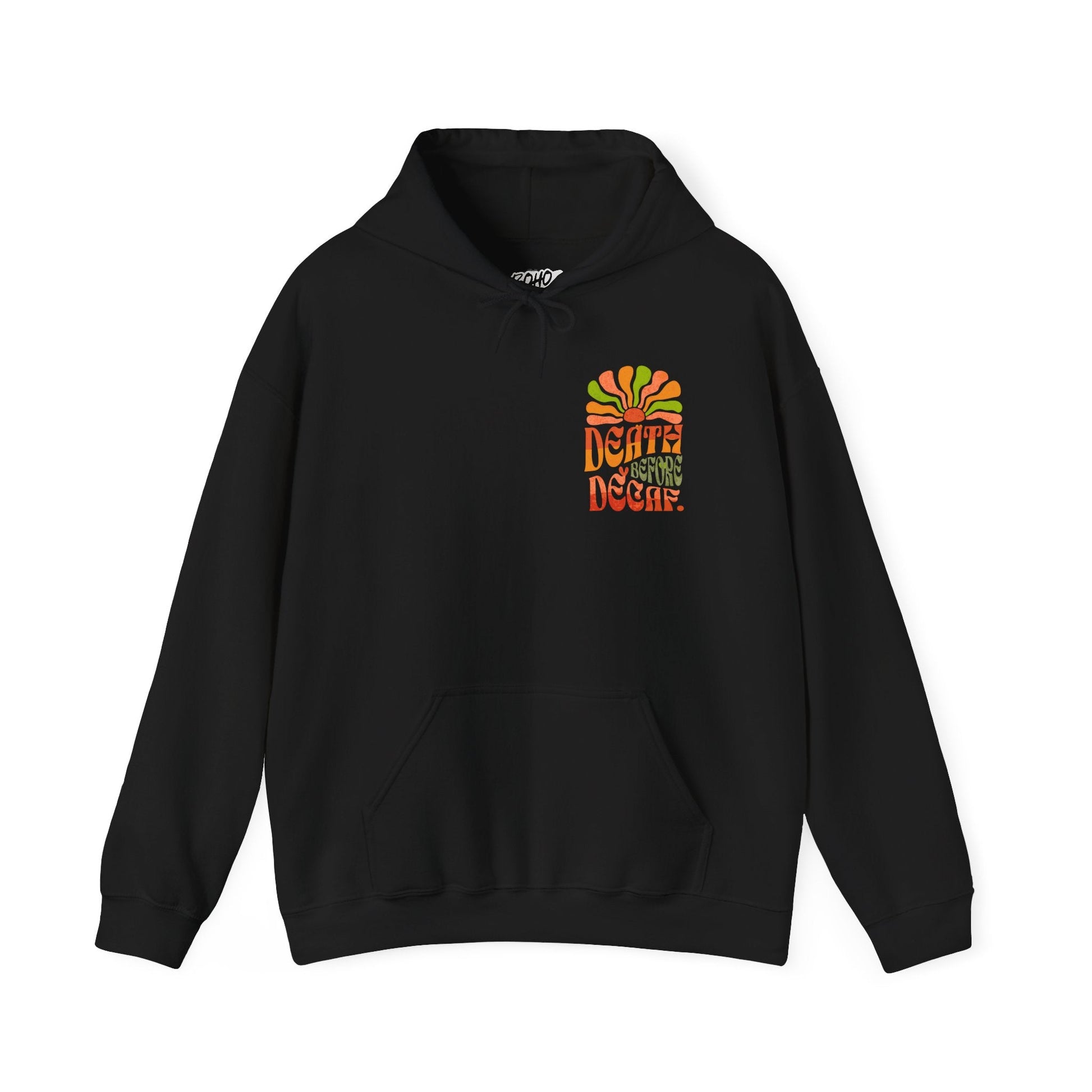 Colorful Retro Hoodie - Perfect for Cozy Days and Celebrations Printify