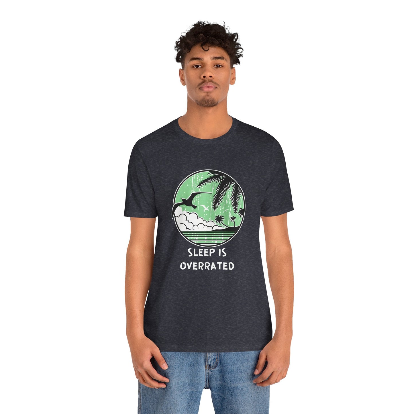 Sleepy Days Unisex Tee: Beach Lovers Boho Wear