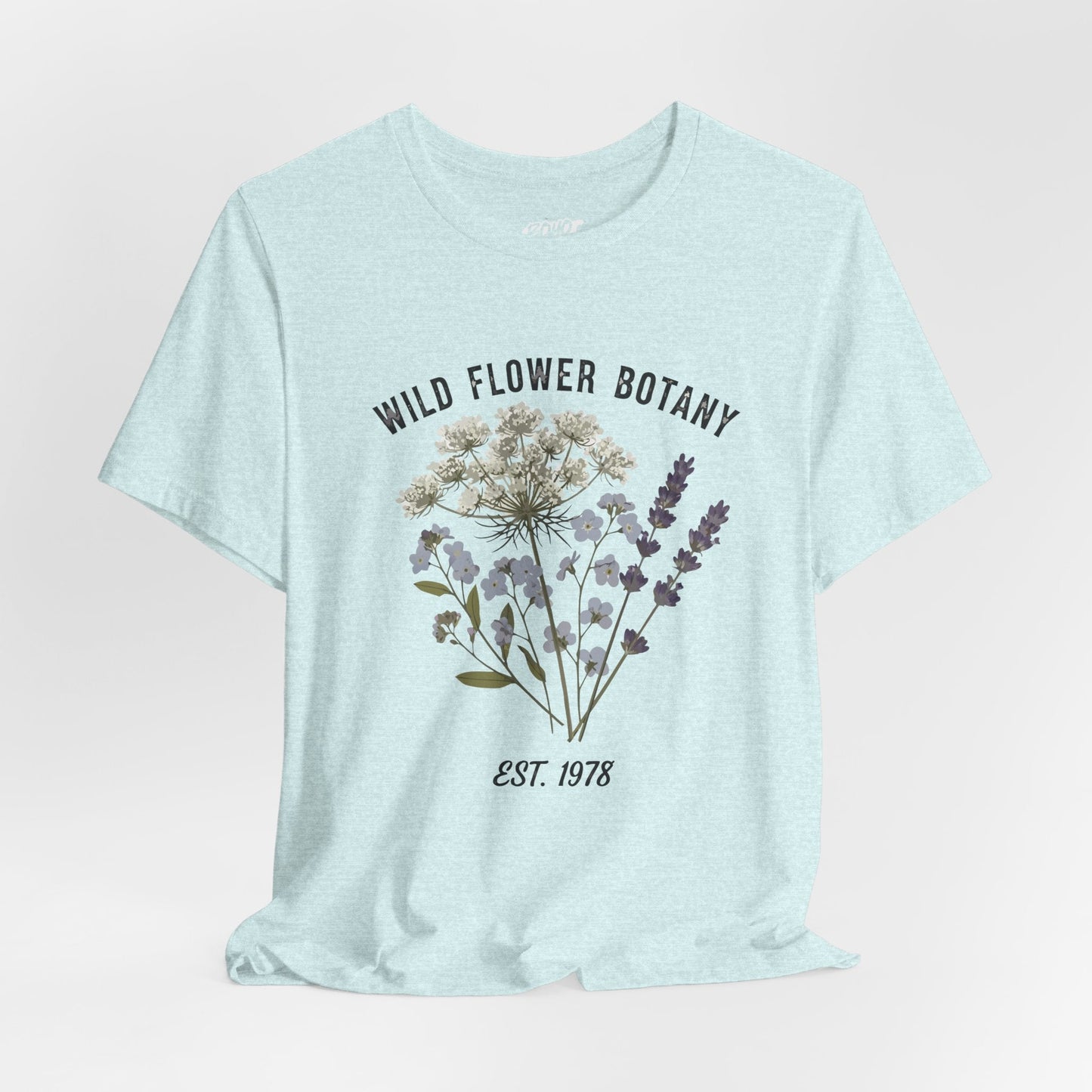 Wild Flower Botany Unisex Tee - Nature-Inspired Floral Shirt Boho Wear