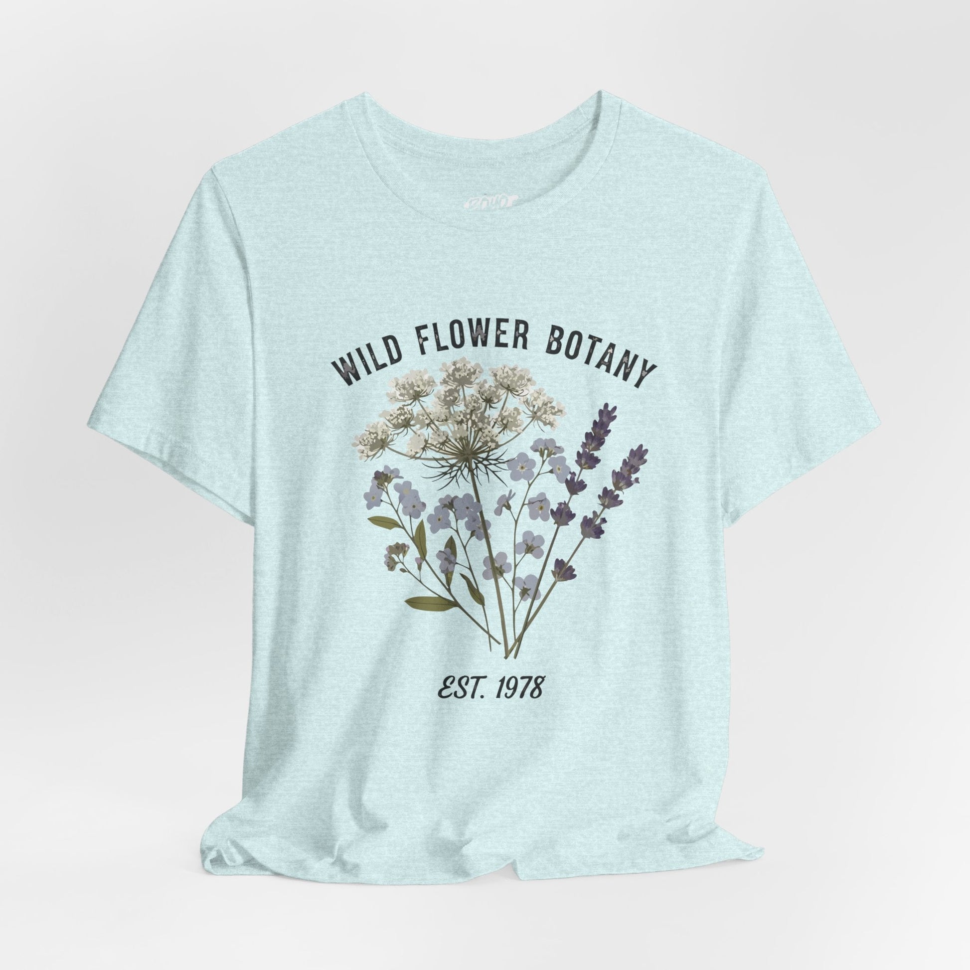 Wild Flower Botany Unisex Tee - Nature-Inspired Floral Shirt Boho Wear