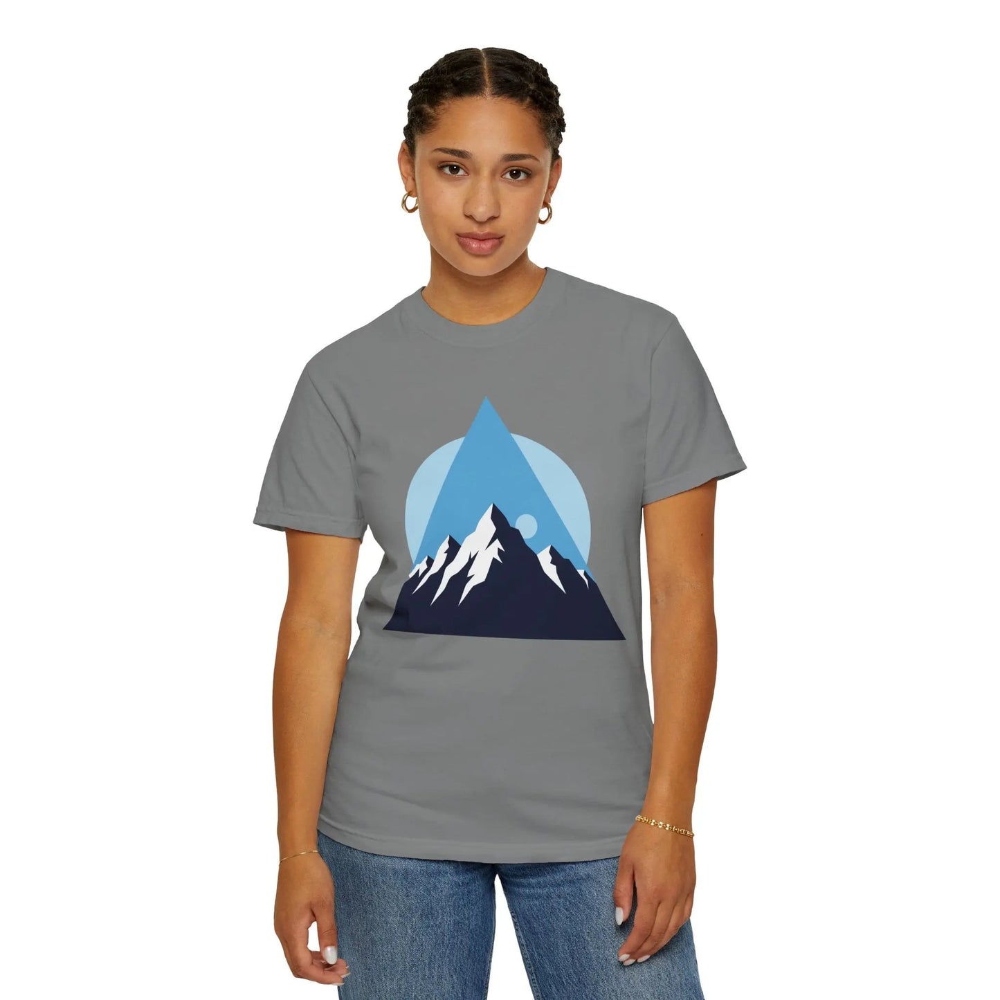 Mountain Adventure Unisex Garment-Dyed T-shirt | Nature Lover Shirt, Outdoor Gift, Hiking Tee, Graphic Tee, Travel Apparel Boho Wear