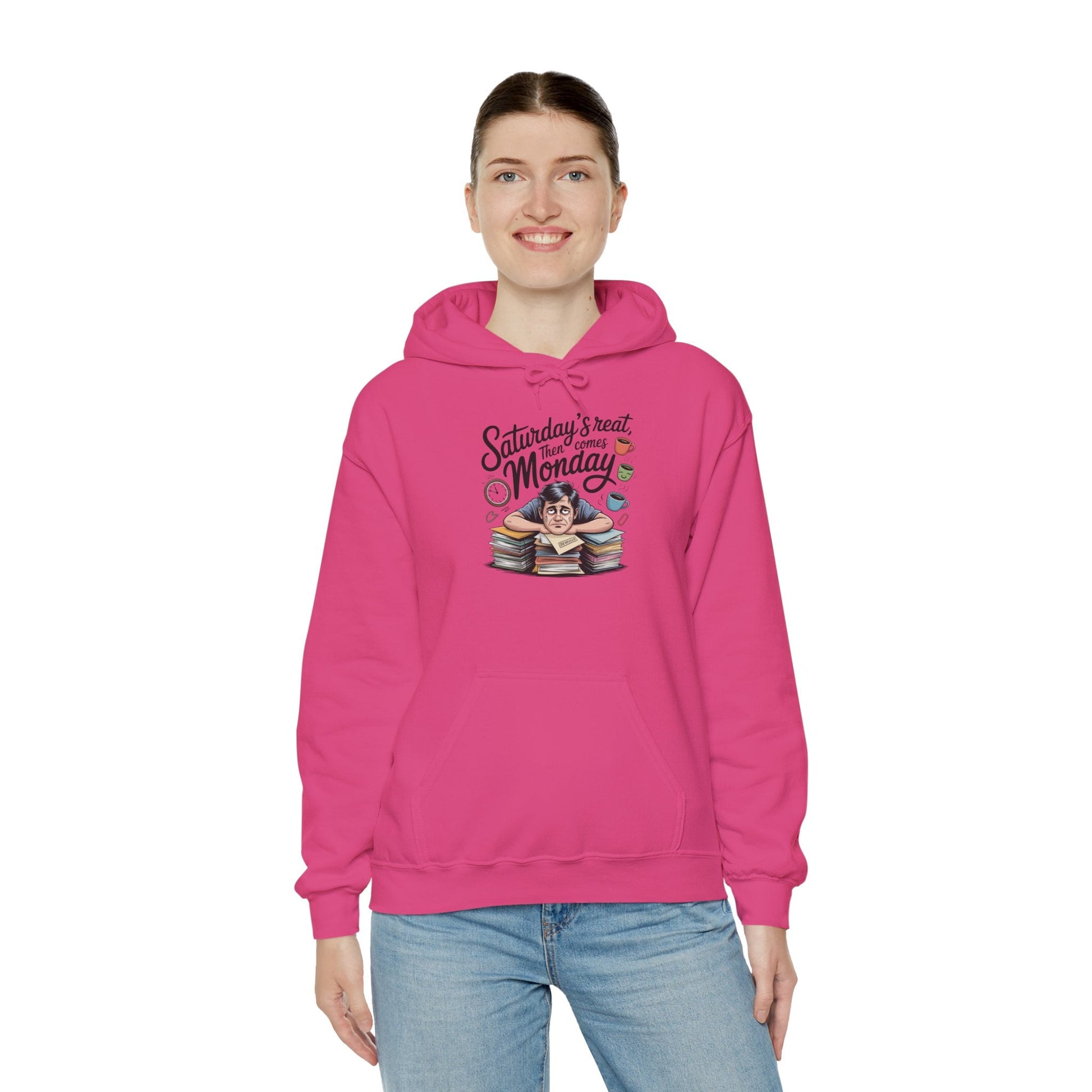 Funny Saturday's Relax Then Comes Monday Hoodie Boho Wear