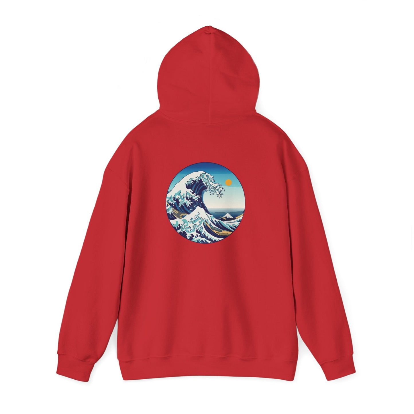 Ocean Wave Graphic Hoodie, Cozy Unisex Sweatshirt, Nature Lover Gift, Beach Vibes Apparel, Art-Inspired Clothing Boho Wear