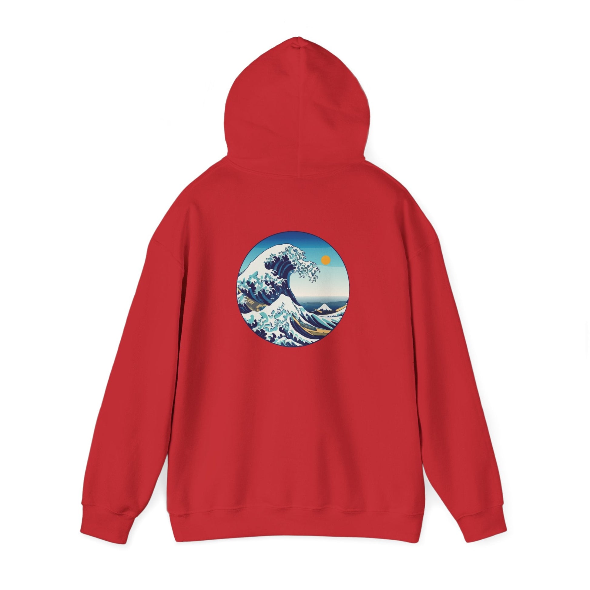 Ocean Wave Graphic Hoodie, Cozy Unisex Sweatshirt, Nature Lover Gift, Beach Vibes Apparel, Art-Inspired Clothing Boho Wear