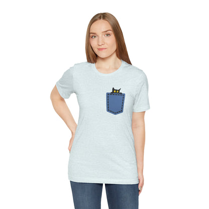 Cat Pocket Tee Boho Wear