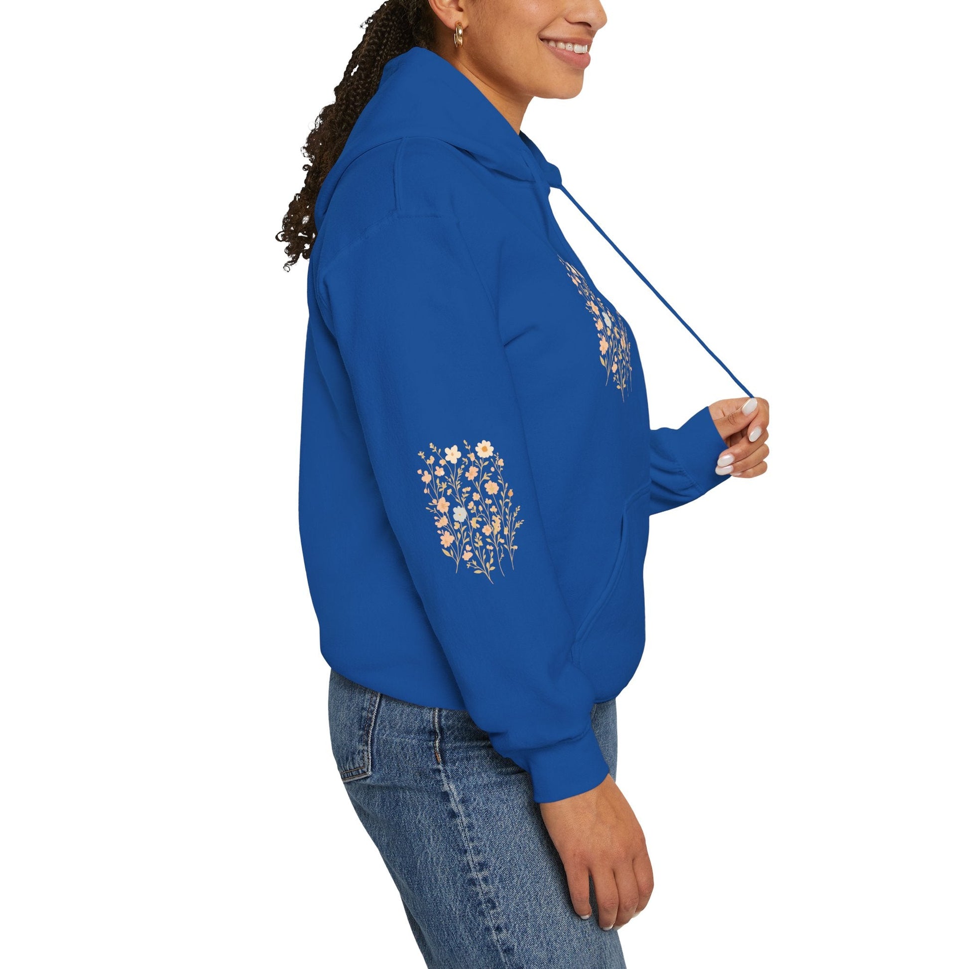 Hooded Sweatshirt - Wildflower Harmony Printify