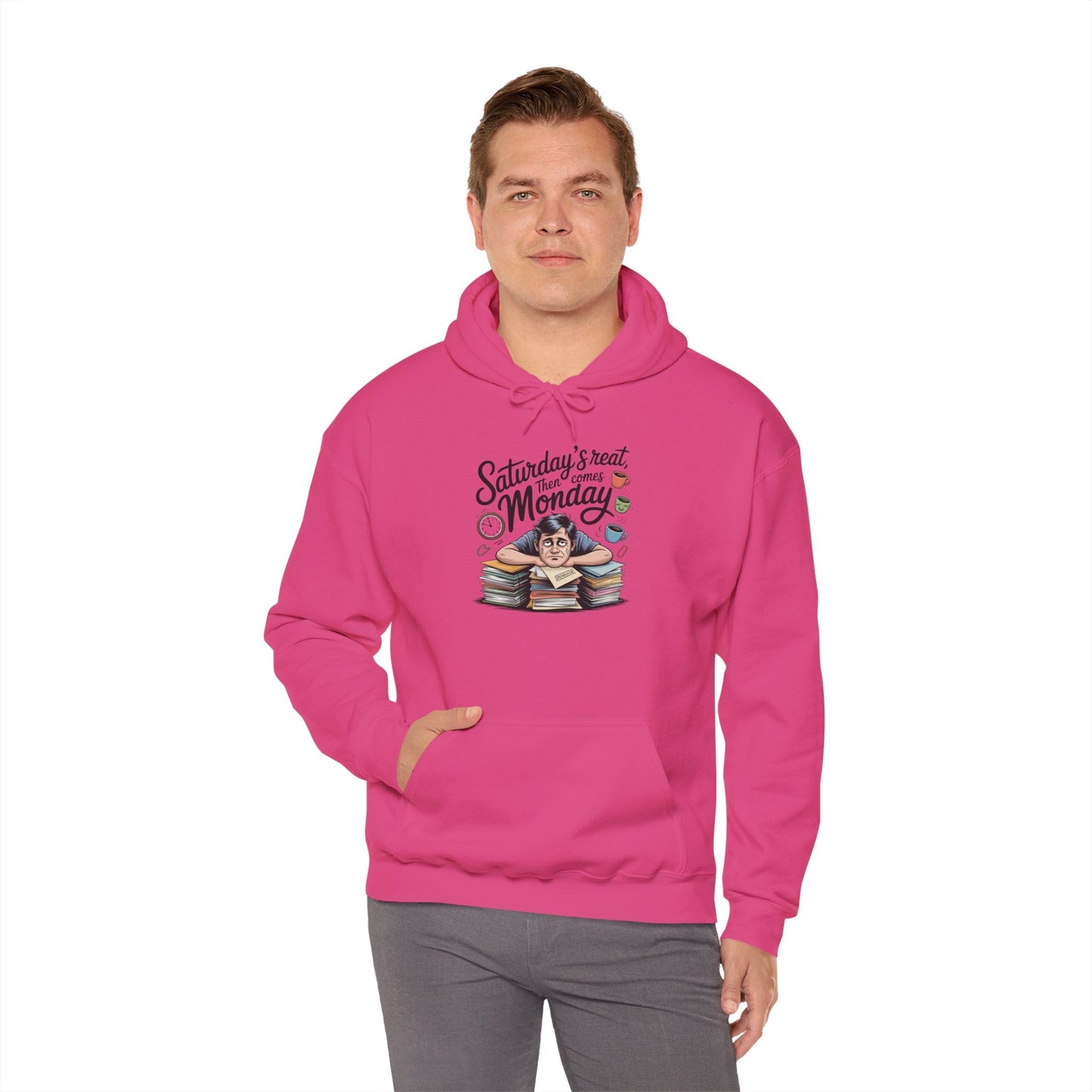 Funny Saturday's Relax Then Comes Monday Hoodie Boho Wear