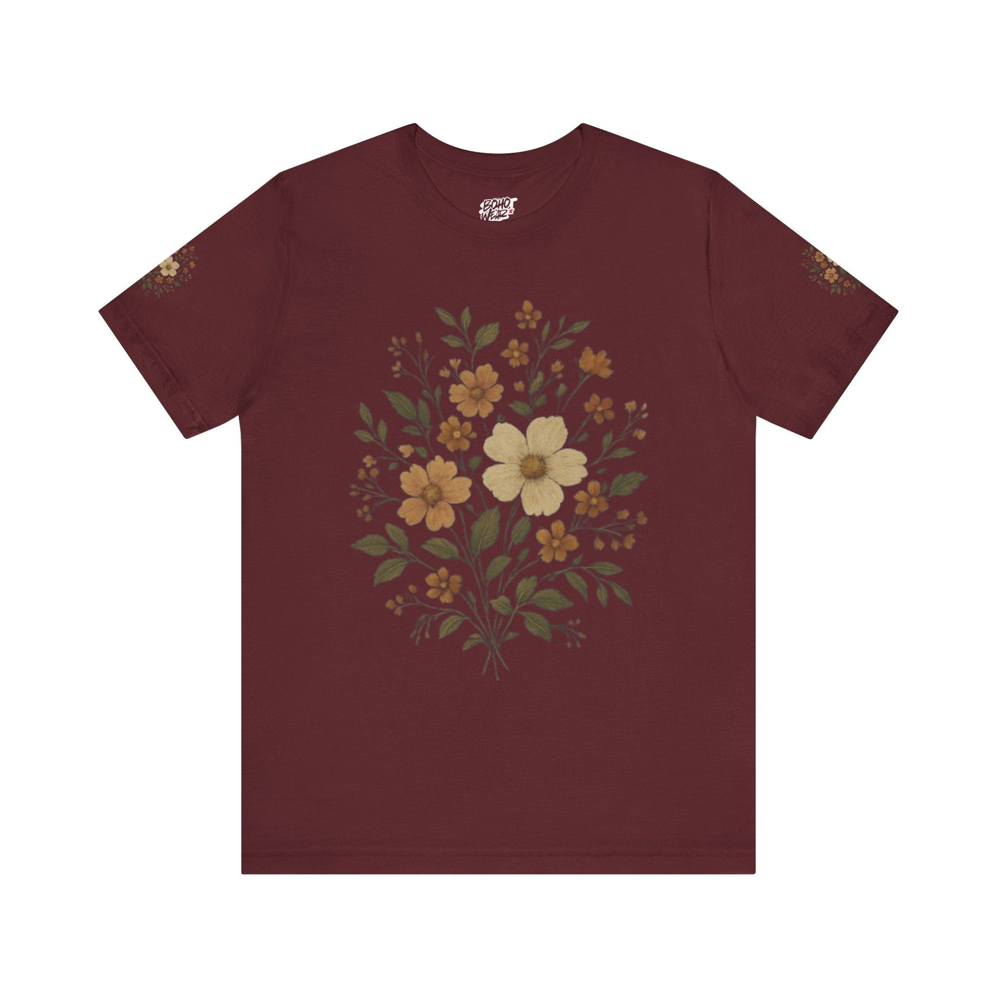 Boho Floral Tee Printify